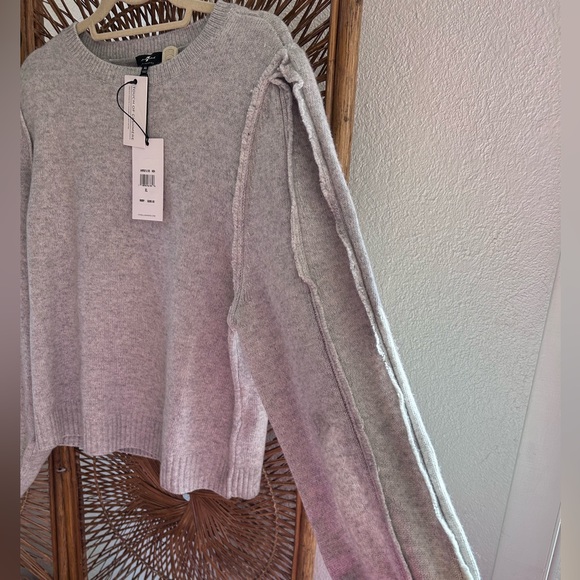 Seven for all mankind sweater touch of cashmere xl NWT - Picture 7 of 10